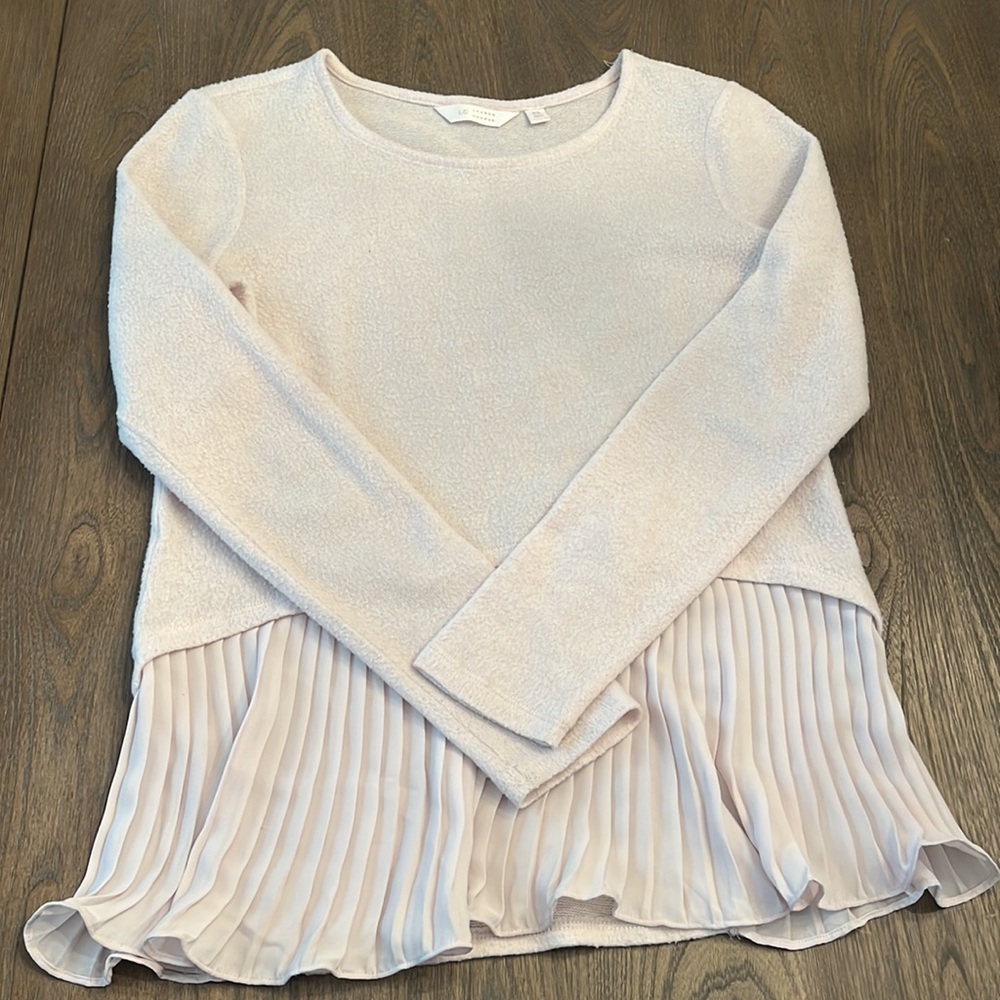 LC Lauren Conrad Peplum Sweater
